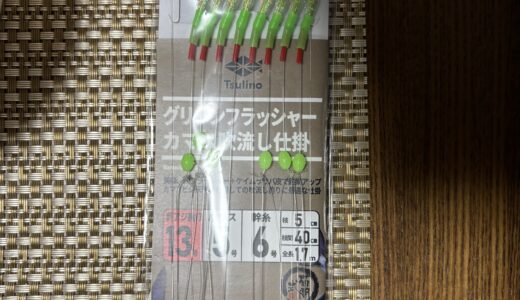 【ハヤブサ】「グリーンフラッシャーカマス吹流し仕掛」で本当にカマスは爆釣するのか？【インプレ】